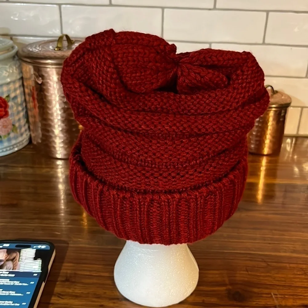 - C C branded slouchy hat!! Beanie. New